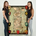 Game of thrones Map Seven Kingdoms of Westeros Giant Wall Art Poster 