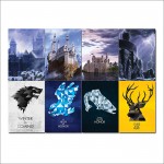 Game of Thrones Sigils Castles Wand-Kunstdruck Riesenposter