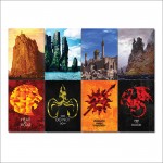 Game of Thrones Sigils Castles #1 Kunstdruck Riesenposter