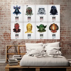 Star Wars Identities Wand-Kunstdruck Riesenposter (P-1502)