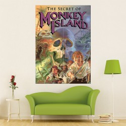 โปสเตอร์ ขนาดใหญ่ เกมส์ Monkey Island  (P-1505)