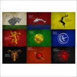 Game of Thrones - House Sigils Block Giant Wall Art Poster