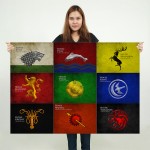 Game of Thrones - House Sigils Block Giant Wall Art Poster