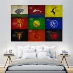 Game of Thrones - House Sigils Block Giant Wall Art Poster