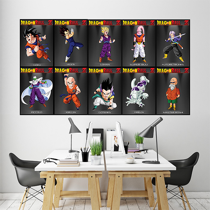 Dragon Ball Z Characters Poster