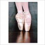 Ballet Shoes Block Giant Wall Art Poster