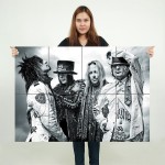 Motley Crue Hard Rock Heavy Metal Giant Wall Art Poster 