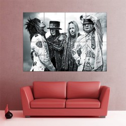 Motley Crue Hard Rock Heavy Metal Block Giant Wall Art Poster (P-1513)