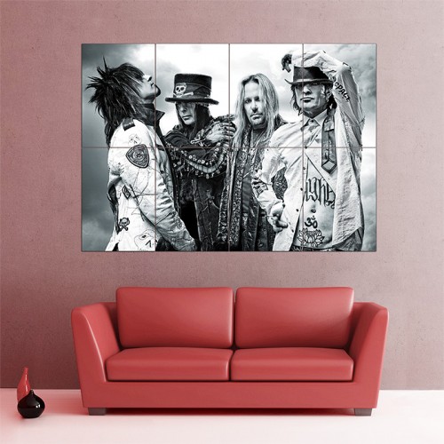 Motley Crue Hard Rock Heavy Metal Giant Wall Art Poster 