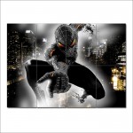 Schwarz Spiderman Wand-Kunstdruck Riesenposter