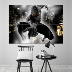 Black Spiderman Block Giant Wall Art Poster (P-1517)