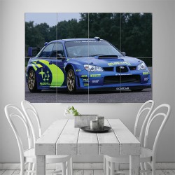 Subaru Impreza Rally Block Giant Wall Art Poster (P-1519)