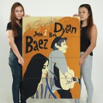 Bob Dylan and Joan Baez Concert Music Giant Art Poster 