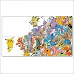 Pokemon Pikachu Wand-Kunstdruck Riesenposter 