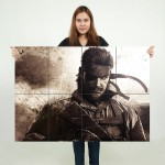 Metal Gear Solid Snake Wand-Kunstdruck Riesenposter 