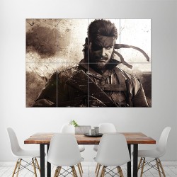 Metal Gear Solid Snake Block Giant Wall Art Poster (P-1526)