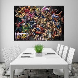 Street Fighter of Characters Wand-Kunstdruck Riesenposter (P-1532)