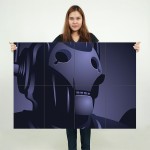 Dr Who Cyberman Sci Fi Wand-Kunstdruck Riesenposter 