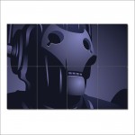 Dr Who Cyberman Sci Fi Wand-Kunstdruck Riesenposter 