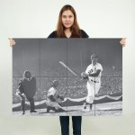 Ted Williams Baseball Block Giant Wall Art Poster