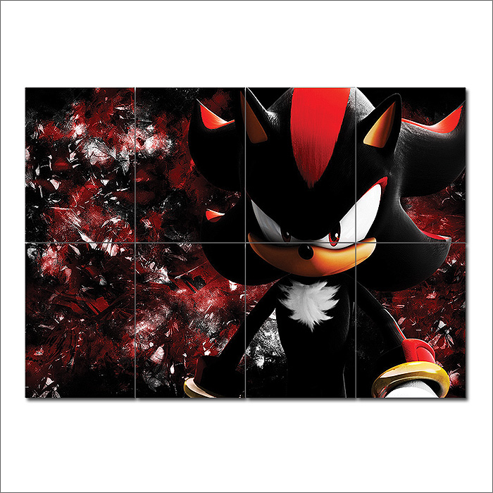 Shadow The Hedgehog Poster, Framed Art, Sonic, NEW, USA