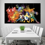 Disney Street Fighter Wand-Kunstdruck Riesenposter