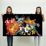 Disney Street Fighter Wand-Kunstdruck Riesenposter