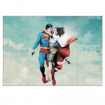 Superman and Lois Lane Block Giant Wall Art Poster