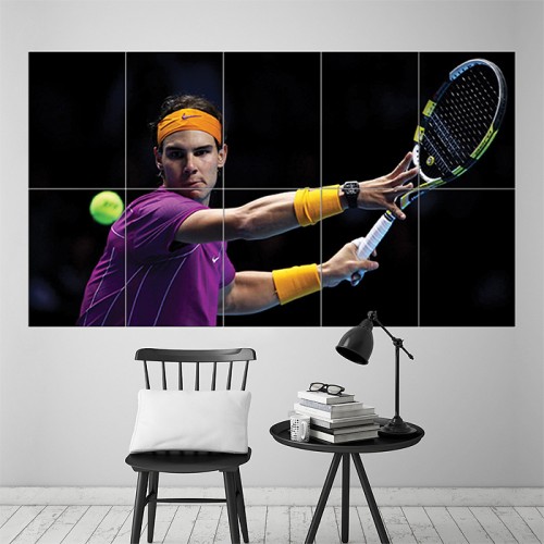 โปสเตอร์ ขนาดใหญ่ นักกีฬาเทนนิส Rafael Nadal 