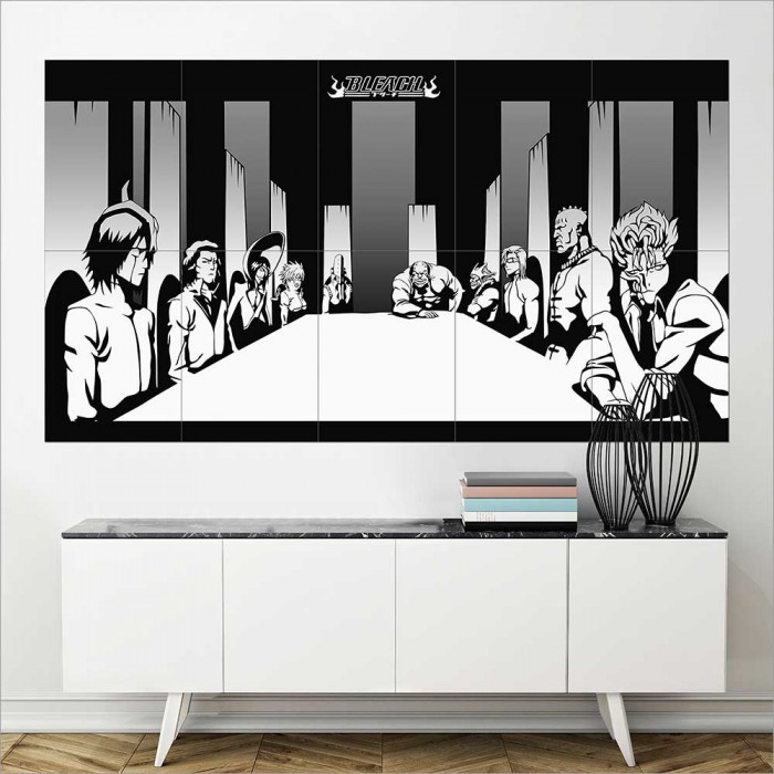 Bleach Characters Block Giant Wall Art Poster