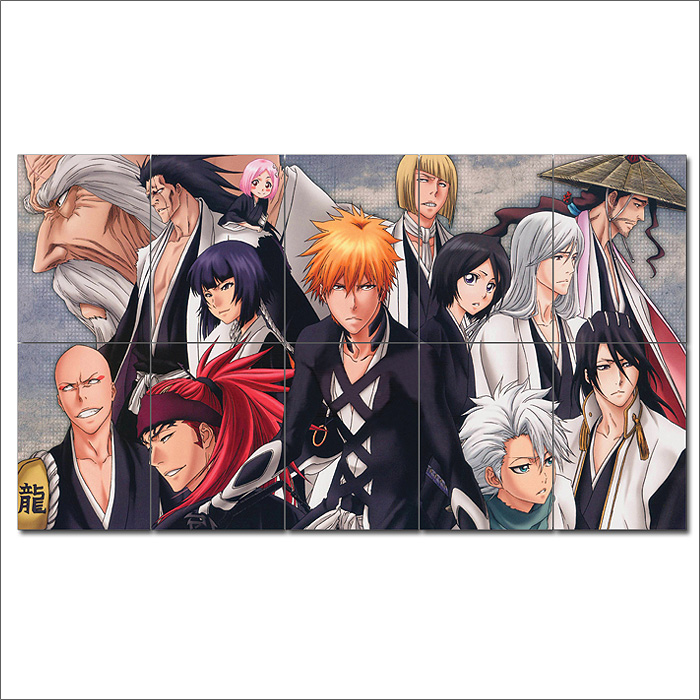 Bleach Characters Block Giant Wall Art Poster