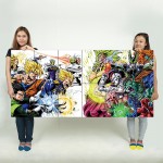 Heroes Villains Dragon Ball Z Block Giant Wall Art Poster