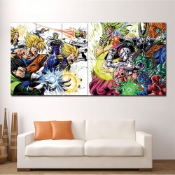 Heroes Villains Dragon Ball Z Block Giant Wall Art Poster (P-1561)