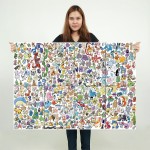 Pokemon Alle Monster  Wand-Kunstdruck Riesenposter