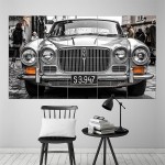 Classic Jaguar XJ6 Wand-Kunstdruck Riesenposter 