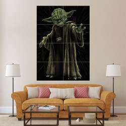 Yoda - Star Wars Wand-Kunstdruck Riesenposter (P-1573)