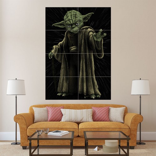 Yoda - Star Wars Wand-Kunstdruck Riesenposter 