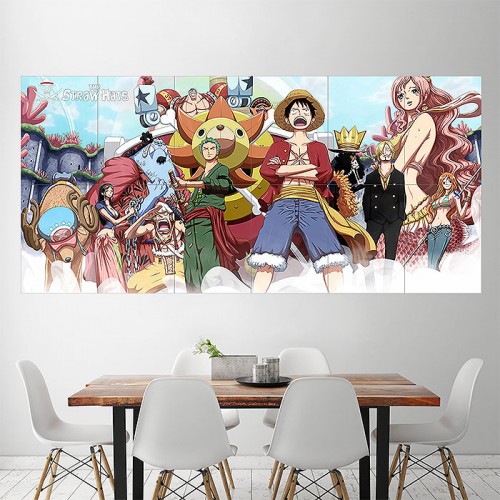 Straw Hat Pirates One Piece Anime  Wand-Kunstdruck Riesenposter 