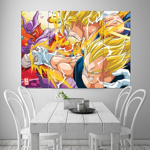 Dragon Ball Z Villains Block Giant Wall Art Poster