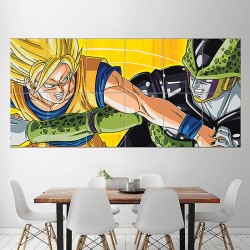 Dragon Ball Z Goku vs Cell Block Giant Wall Art Poster (P-1580)