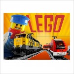 โปสเตอร์ ขนาดใหญ่ Lego Train games