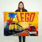 โปสเตอร์ ขนาดใหญ่ Lego Train games