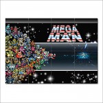 Mega Man Wand-Kunstdruck Riesenposter