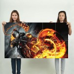 Ghost Rider Wand-Kunstdruck Riesenposter