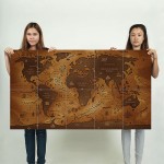 World Map Wide Wand-Kunstdruck Riesenposter 