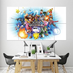 Super Smash Bros Anime Wand-Kunstdruck Riesenposter (P-1586)