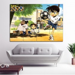 Case Closed  Detective Conan plays Football Block Giant Wall Art Poster (P-1597)