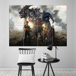 Transformers 4 Age of Extinction Block Giant Wall Art Poster