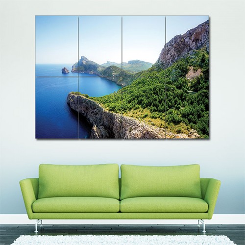 Beautiful Island Block Giant Wall Art Poster 