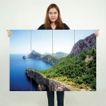 Beautiful Island Block Giant Wall Art Poster 